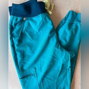 FIGS TEAL JOGGERS - Medium